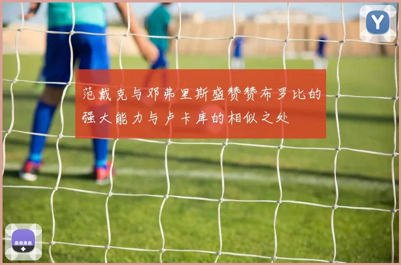 范戴克与邓弗里斯盛赞赞布罗比的强大能力与卢卡库的相似之处
