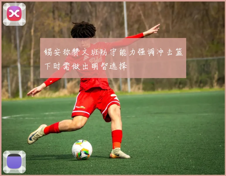 锡安称赞文班防守能力强调冲击篮下时需做出明智选择